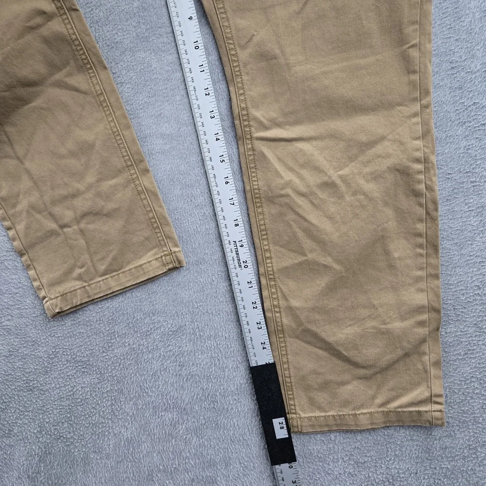 Old Navy Men Pants 32X30 Brown Chino‎ Twill Athletic Taper Button 28